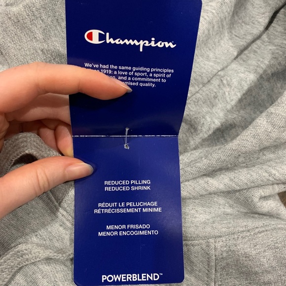 Brand new women’s Champion hoodie pullover gray xs - Picture 6 of 10